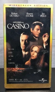 Casino ~VHS 2-Tape Set Widescreen Edition ~ Martin Scorsese 1997 New Sealed  - Picture 1 of 6