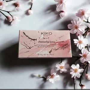 Kiko Milano Powerful Love Matchy Souls Duo Compact Highlight & Blush Palette - Picture 1 of 6