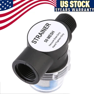 #255-213) Water Pump Strainer Camper (Marine) Freshwater Strainer RV Camper NEW - Imagen 1 de 12