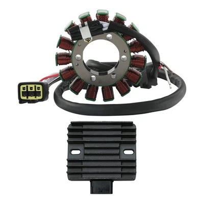 Magneto Stator Coil & Regulator Rectifier For Kawasaki VN900 Vulcan 900 2006-23 - Изображение 1 из 4