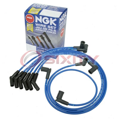 1 pc NGK Spark Plug Wire Set for 2001-2004 Ford Mustang 3.9L 3.8L V6 - pd - Image 1 of 4