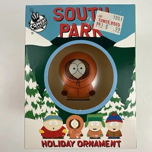 Vtg 1998 South Park Comedy Central “Kenny” Glass Christmas Ornament With Box NOS - Foto 1 di 12