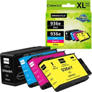 greencycle 936e Tintenpatronen Kombipack für HP 936 OfficeJet Pro 9110b 9130b - Bild 1 von 8