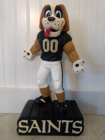 NEW ORLEANS SAINTS 12" MASCOT STATUE INDOOR OUTDOOR YARD GNOME NFL LICENSED Cover