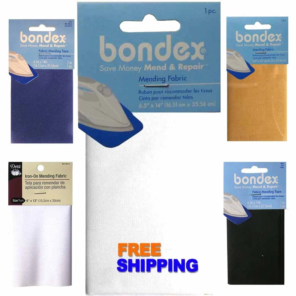 Iron-On Bondex/Dimecrafts Mend and Repair Fabric