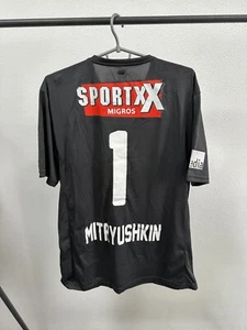 Fc Sion 2017/2018 Third Anton Mityushkin #1 Match Worn Jersey Errea Shirt - Picture 1 of 7