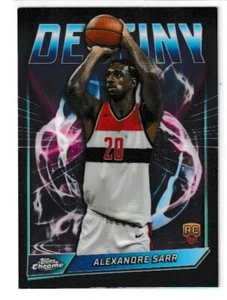 ALEXANDRE SARR 2024-25 TOPPS CHROME DESTINY ROOKIE. NICE. - Picture 1 of 1