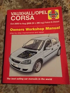 Haynes Manual Vauxhall/Opal Corsa Oct 2000 to Aug 2006 - Picture 1 of 1