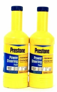 (2 Bottles) Prestone American Vehicles Synthetic Power Steering Fluid 12 Oz - Picture 1 of 1