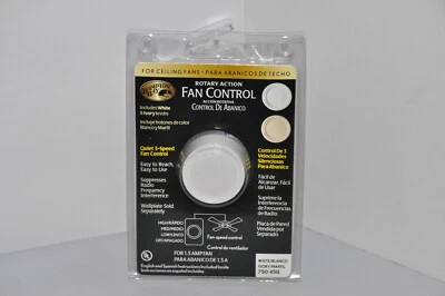 Hampton Bay Fan Control 750 450 Rotary Action Fan Knob Quiet 3 Speed - NEW - Image 1 of 4