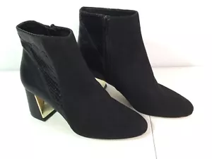 xoxo Black Kahana Suede Dress Ankle Boots. Kelly/XO201650. Size 6M. NEW. - Bild 1 von 9