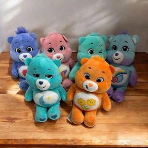 Care Bears by Basic Fun Inc 2022 Plush Toy set of 6 Care Bears - Picture 1 of 8