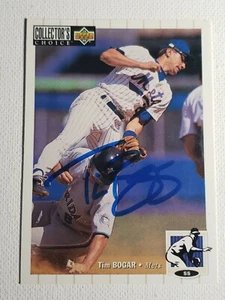 1994 Upper Deck CC Tim Bogar Autograph Card Auto Mets Astros Dodgers Red Sox - Picture 1 of 2