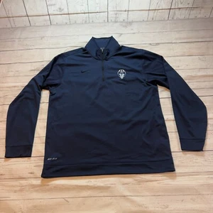 Nike Villanova Wildcats Track Jacket 1/4 Zip Blue Football Men's Size Large - Picture 1 of 14