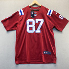 Maillot Rob Gronkowski New England Patriots Nike On Field NFL #87 taille XL rouge