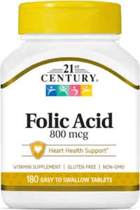 #1 Mejores Pastillas Acido Folico Para Niños Hombres Mujeres Embarazadas natural - Picture 1 of 7
