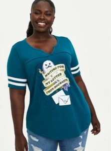Torrid Harry Potter Hedwig Shirt Fußball Oberteil Neu mit Etikett Neu 0X - Bild 1 von 4