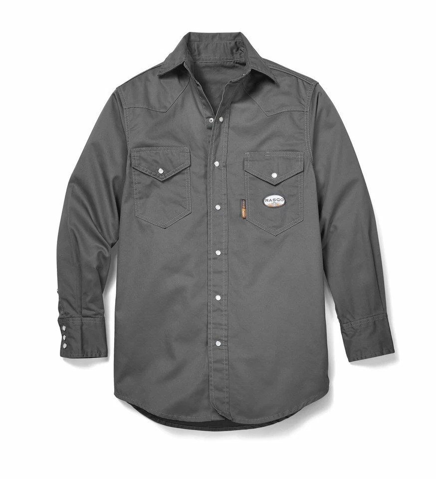 NEW-Rasco FR Lightweight Work Shirts,Plaid & Uniform-ALL COLORS Fire Resistant - Image 1 of 1