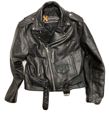 CHAQUETA MOTO CUERO XELEMENT BIKER Hombre TALLA 44 Foto 1 de 4