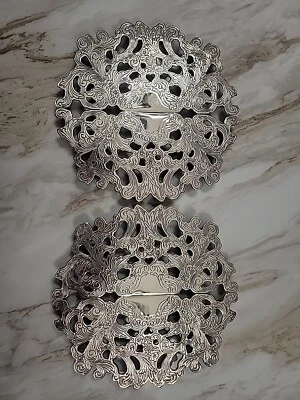 Expandable Trivet Sheffield Silver Plate 8" Closed 11" Expanded - Image 1 of 4
