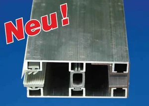 ALU-Glasprofilsystem RAND Typ A6 Randprofil für 8mm Glas - Breite 80mm VSG - Bild 1 von 2