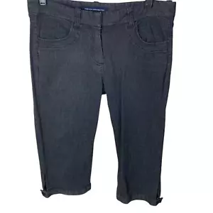 French Connection Black Capri Pants Size 6 - Picture 1 of 4