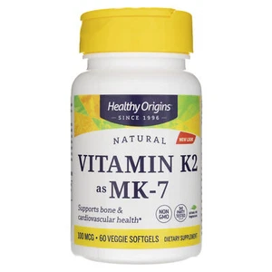 Healthy Origins Vitamina K2 MK-7 100 mcg - 60 capsule - Imagen 1 de 4