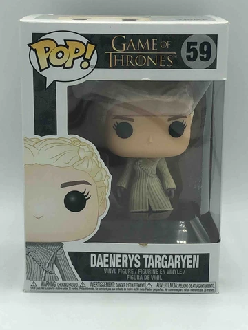 Funko POP! Television Game of Thrones Daenerys Targaryen (with White Coat) #59 V Cover