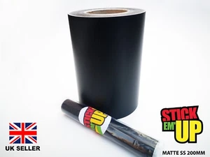 NUOVA Striscia Solare Auto Universale Nero Opaco MADE UK Stile Classico VELOCE E GRATUITA - Foto 1 di 2