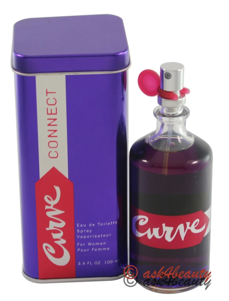 Curve Connect By Liz Claiborne 3.4oz/100ml Edt Spray para Mujer Nuevo En Caja Foto 1 de 1