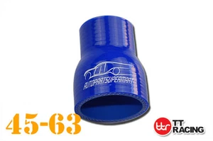 4 Ply Silicone Straight Reducer BOV Hose Pipe 45mm-63mm 1-3/4"- 2-1/2" 2.5 BL - Picture 1 of 7