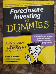 Foreclosure Investing for Dummies by Joseph Kraynak and Ralph R. Roberts (2007, - Picture 1 of 24