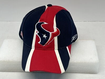 Gorra con correa de fútbol americano Reebok Houston Texans NFL con etiqueta de algodón Foto 1 de 4