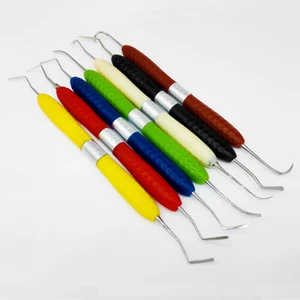 Kit de restauración estética de espátulas de instrumento de relleno de resina compuesta dental - Imagen 1 de 15