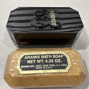 Aramis Bath Soap Net WT 4.25 OZ. New Sealed Soap W/ Case - Picture 1 of 10