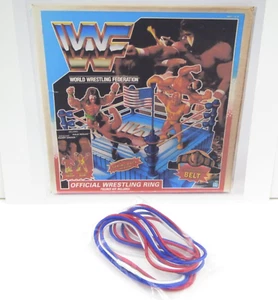 ANILLO DE LUCHA LIBRE HASBRO WWF CUERDAS DE REPUESTO VINTAGE AÑOS 90 - Imagen 1 de 7