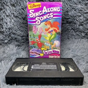 Disney's Sing Along Songs - Under the Sea Volume 6 VHS Tape Little Mermaid Rare - Picture 1 of 8