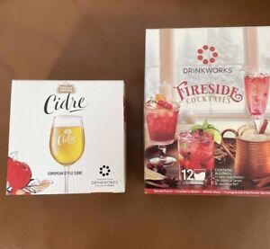 DRINKWORKS COCKTAIL PODS::FIRESIDE BOX & STELLA ARTOIS CIDRE:BRAND NEW IN BOX