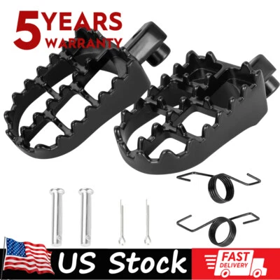 Footrest Pedal Foot Pegs Dirt Bike For Yamaha TTR125 TTR225 TTR90 TTR110 PW50 US - Image 1 of 4