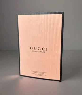 Gucci Eternite De Beaute 24H Luminous Matte Foundation 5-Shade Sample Card - Image 1 of 2