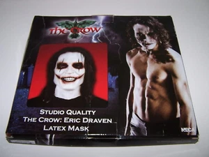 The Crow Latex Mask Eric Draven Studio Quality Unworn MECA 2007 NIB - Picture 1 of 5