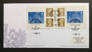 2003 Hello Self Adhesive Stamp Booklet on First Day Cover, Westminster Cathedral - Picture 1 of 2