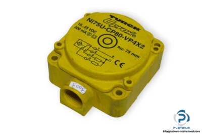 TURCK NI75U-CP80-VP4X2 INDUCTIVE SENSOR- TURCK Ni75U CP80 VP4X2 - Image 1 of 2