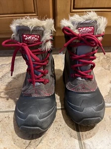 Usado en Excelente Condición The North Face Shellista Gris Rosa Aislado Impermeable Niñas Botas de Nieve 2 - Imagen 1 de 13