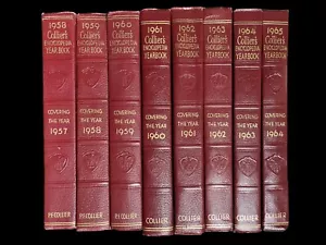 Collier’s Encyclopedia Yearbook 1959, 61, 62, 63, 64, 65 PRICED PER VOLUME - Picture 1 of 5
