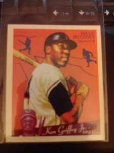 Upper Deck Goudey #227 2008 Willie McCovey mini rojo paralelo como nuevo - Imagen 1 de 1