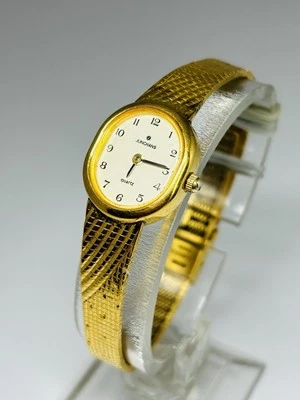 Reloj Junghans Vintage Chapado en Oro Cuarzo Damas 18mm Clásico Foto 1 de 4