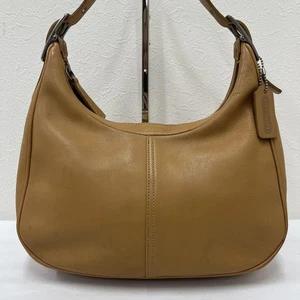[Excellent+] Coach 9342 Camel Brown Legacy Hobo Ergo Leather Used From Japan - Picture 1 of 13