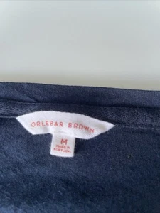 Orlebar Brown Navy Long Sleeved T Shirt - Picture 1 of 4