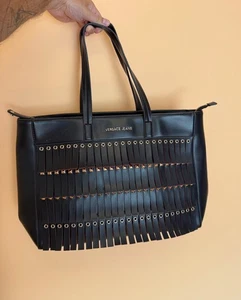 Bolso de cuero negro Versace Jeans Luxury para mujer - Imagen 1 de 11